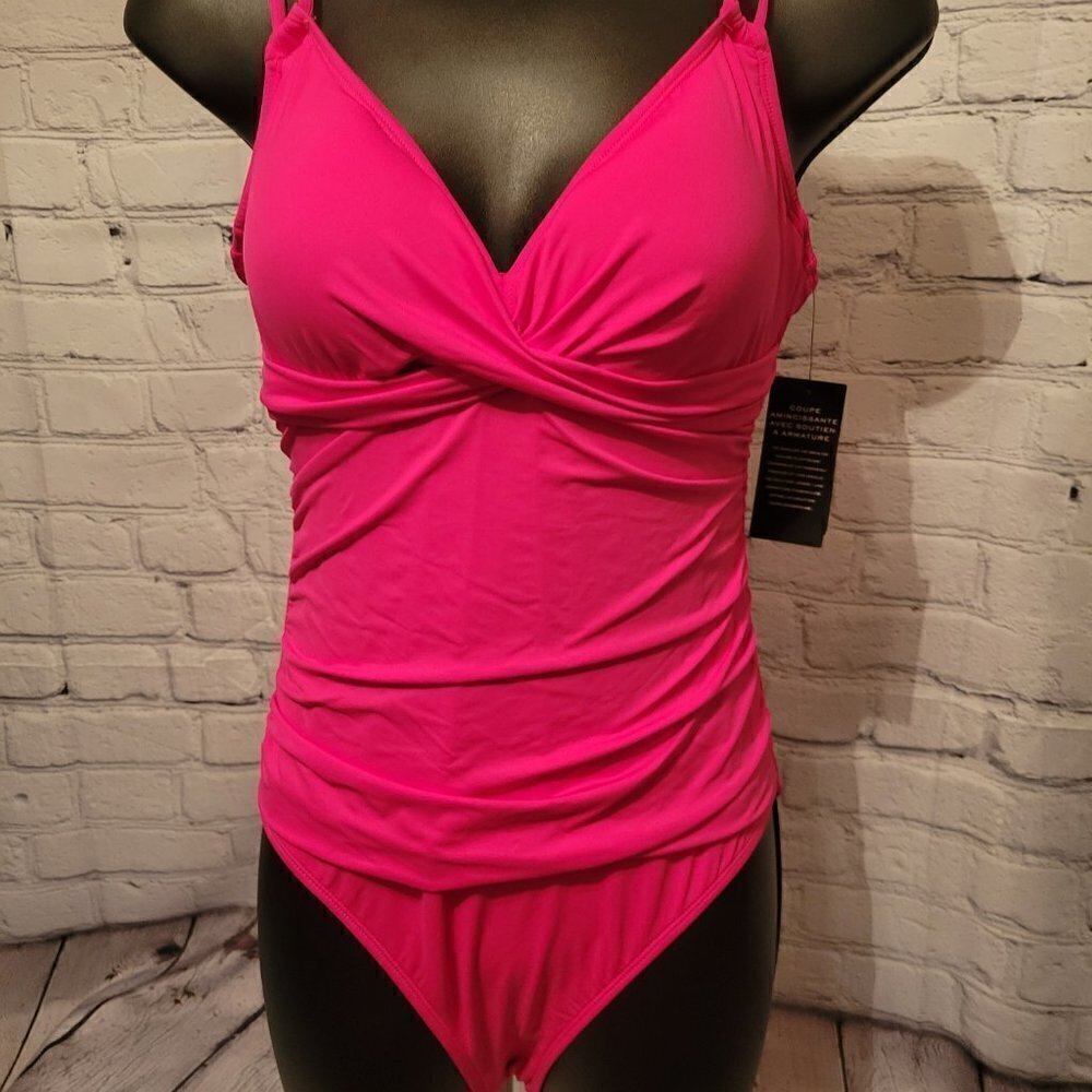 Lauren Ralph Lauren Womens Double-Strap Tummy Control